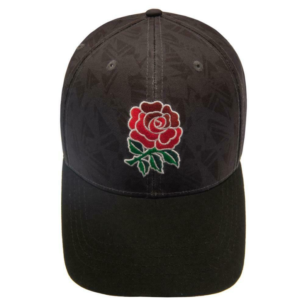 Black-Red - Side - England RFU Unisex Adult Umbro Cap