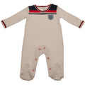 White-Red-Blue - Front - England FA Baby 82 Retro Sleepsuit