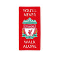 Red - Back - Liverpool FC You´ll Never Walk Alone Beach Towel