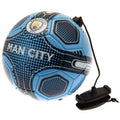 Sky Blue-Navy Blue - Front - Manchester City FC Skills Training Ball