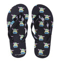 Black - Back - Star Wars: The Mandalorian Unisex Adult Flip Flops