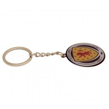 Yellow-White-Navy - Back - Scotland FA Keyring
