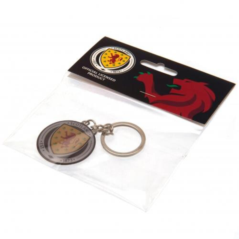 Yellow-White-Navy - Side - Scotland FA Keyring