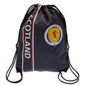 Navy - Front - Scotland FA Gym Drawstring Bag