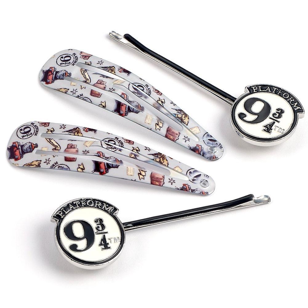 Multicoloured - Front - Harry Potter 9 & 3 Quarters Hair Clip Set (Pack of 4)