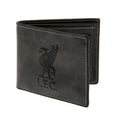 Black - Front - Liverpool FC Faux Suede Wallet