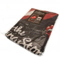 Black-Red - Back - The Rolling Stones Logo Cotton Beach Towel