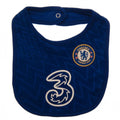 Blue-Yellow - Side - Chelsea FC Baby Bibs (Pack Of 2)