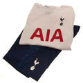 White-Navy - Side - Tottenham Hotspur FC Childrens-Kids T-Shirt & Shorts Set
