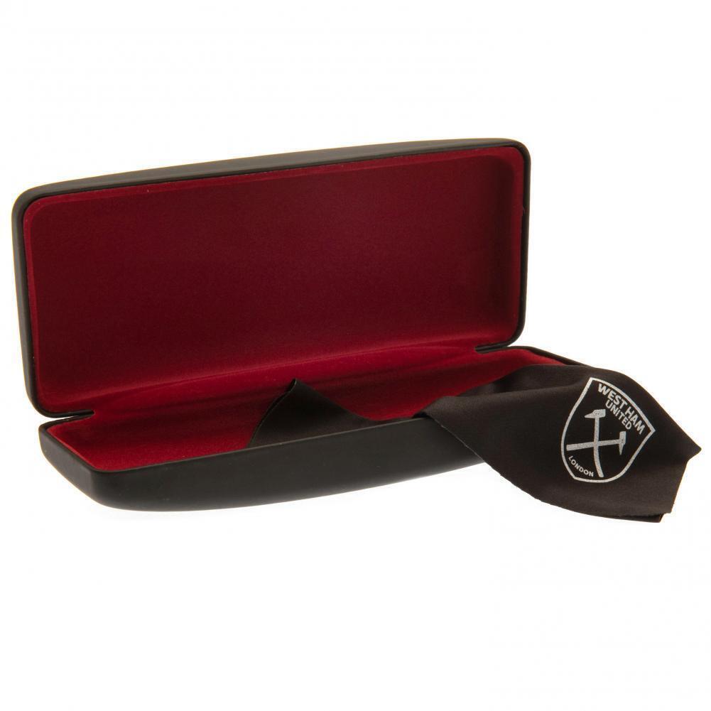 Black - Back - West Ham United FC Glasses Case