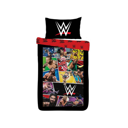 Black-Red - Front - WWE Duvet Cover Set