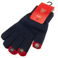 Black-Red - Side - Arsenal FC Unisex Adult Knitted Gloves
