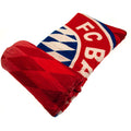 Red-White-Blue - Front - FC Bayern Munich Fleece Crest Blanket