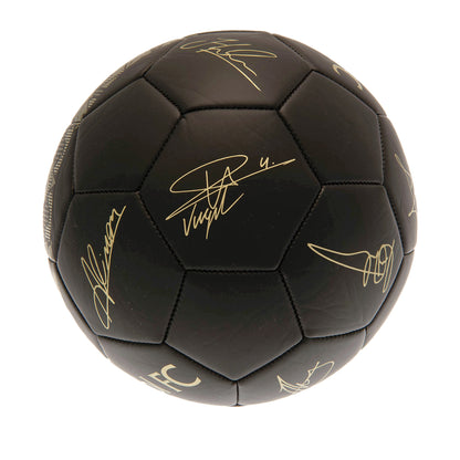 Black-Gold - Back - Liverpool FC Phantom Signature Football
