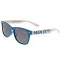 Sky Blue-White - Back - Manchester City FC Childrens-Kids Retro Sunglasses