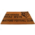 Brown-Black - Front - Watford FC Door Mat