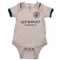 Blue-White - Side - Manchester City FC Baby Crest Bodysuit (Pack of 2)