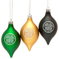 Green-Gold-Black - Front - Celtic FC Vintage Christmas Bauble (Pack of 3)