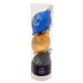 Blue-Gold - Pack Shot - Everton FC Vintage Christmas Bauble (Pack of 3)
