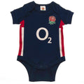 White-Blue-Red - Back - England RFU Baby Bodysuit (Pack of 2)