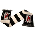 Black-White - Back - Fulham FC Stripe Winter Scarf