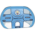 Blue-Black - Front - Manchester City FC Crest Pop Up Football Goal