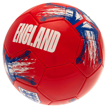 Red-Navy - Back - England FA Splash Football