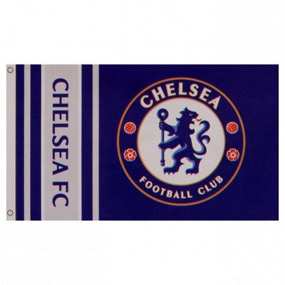 Blue-Grey - Back - Chelsea FC Wordmark Flag