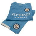 Sky Blue-White - Lifestyle - Manchester City FC Baby Crest T-Shirt & Shorts Set