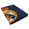 Navy - Back - Real Madrid CF Crest Duvet Cover Set