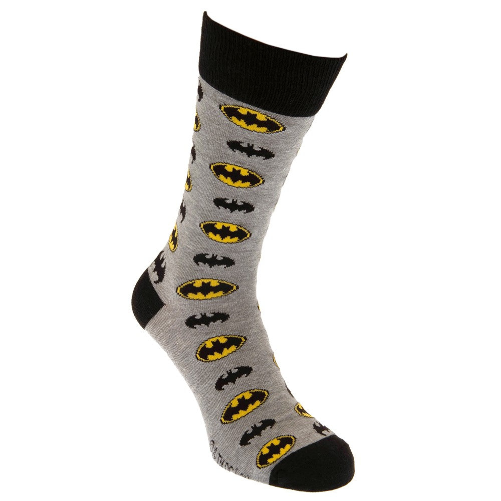 Black-Grey-Yellow - Lifestyle - Batman Mens Socks (Pack of 3)