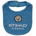 Blue-White - Side - Manchester City FC Baby Bibs (Pack of 2)