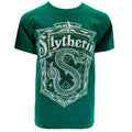 Green-White - Front - Harry Potter Childrens-Kids Slytherin T-Shirt