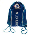 Blue-White - Front - Chelsea FC Flash Drawstring Bag