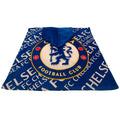 Royal Blue-White - Back - Chelsea FC Childrens-Kids Towelling Hooded Poncho