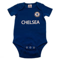 Blue-White - Back - Chelsea FC Baby Bodysuit (Pack of 2)