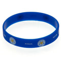 Blue-White - Back - Leicester City FC Crest Silicone Wristband