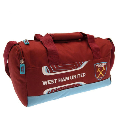 Claret Red-Sky Blue-White - Back - West Ham United FC Flash Duffle Bag