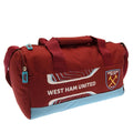 Claret Red-Sky Blue-White - Back - West Ham United FC Flash Duffle Bag