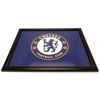 Royal Blue-White-Black - Front - Chelsea FC Crest Lap Tray