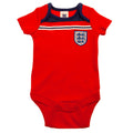 White-Red-Blue - Side - England FA Baby Retro Bodysuit