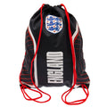 Black-White-Red - Front - England FA Flash Drawstring Bag