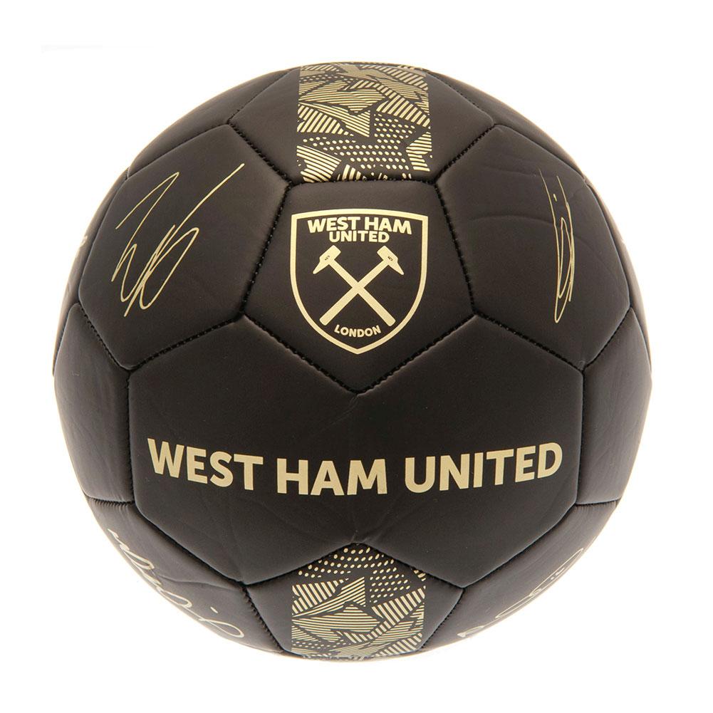 Matt Black-Gold - Front - West Ham United FC Signature Football