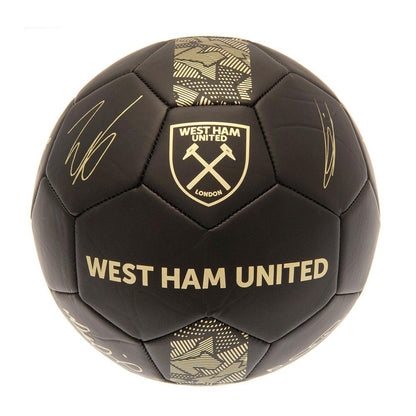 Matt Black-Gold - Front - West Ham United FC Signature Football