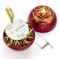 Maroon-Gold - Front - Harry Potter Gryffindor Christmas Bauble