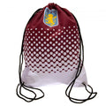 Claret Red-White-Blue - Front - Aston Villa FC Crest Drawstring Bag