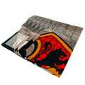 Grey-Black - Back - Harry Potter Hogwarts Crest Beach Towel