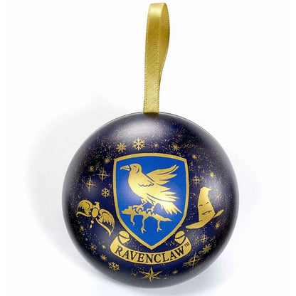 Blue-Gold - Back - Harry Potter Ravenclaw Christmas Bauble