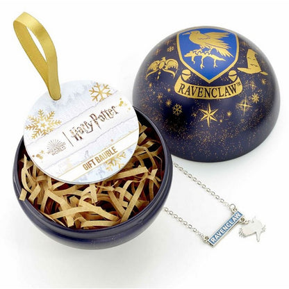 Blue-Gold - Front - Harry Potter Ravenclaw Christmas Bauble