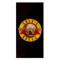 Black-Yellow - Front - Guns N Roses Crest Beach Towel
